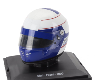 Edicola Helmet F1  Casco Helmet Alain Prost F1-90 Team Ferrari Season 1990 1:5 Modrá Bílá