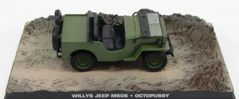 Edicola Jeep Willys M606 1942 - James Bond 007 - Chobotnička 1:43, zelená