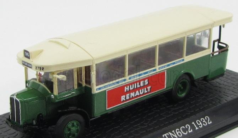 Edicola Renault Tn6c2 Autobus Pte Des Lilas 1932 - Damage Display Box 1:72 Zelená Bílá