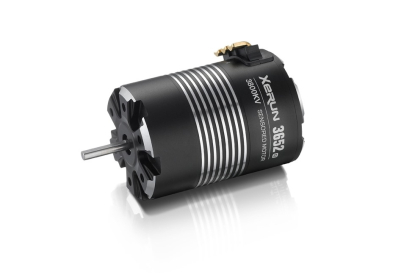 XERUN 3652 SD, 3800Kv - G2 - černý - včetně 23 zubů/48DP pastorku