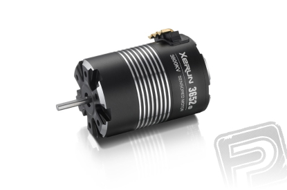 XERUN 3652 SD, 4500Kv - G2 - černý - včetně 21 zubů/48DP pastorku