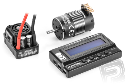 XERUN kombo SCT Pro C2 s E motorem 4000kV a LCD programátorem