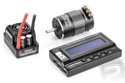 XERUN kombo SCT Pro C3 s E motorem 3400kV a LCD programátorem