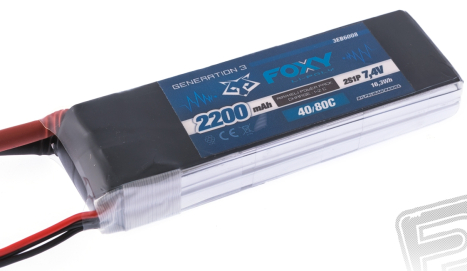 FOXY G3 - Li-Po 2200mAh/7,4V 40/80C 16,3Wh
