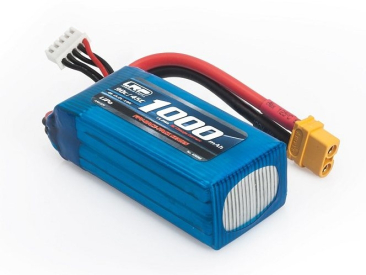 FPV-Race-Pack 1000mAh -4S -90C/45C -15.2V LiHV sada s XT60 konektorem