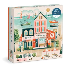 Galison Puzzle Bistro u moře 500 dílků Poškozený obal