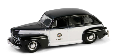 Greenlight Ford usa Fordor Los Angeles Police 1947 1:64 Černá Bílá
