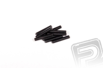 Imbusové červíky M3x16mm černé (10 ks.)