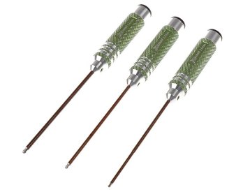 Imbusový klíč - metrický - ALU verze s kuličkou SADA: 2.0 2.5 & 3.0 x 120mm - (3)