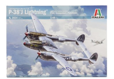 Italeri Lockheed martin P-38j Lightning Caccia Airplane 1939 1:48 /