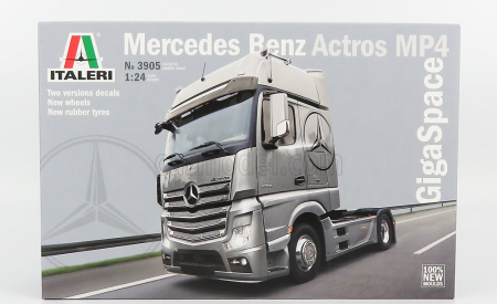 Italeri Mercedes benz Actros 1856 Mp4 Gigaspace Tractor Truck 2-assi 2016 1:24 /