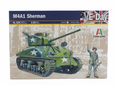 Italeri Sherman M4a1 Sherman Tank Military 1:35 /