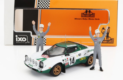 Ixo-models Lancia Stratos Hf N 14 Winner Rally Montecarlo 1975 1:43, bílá