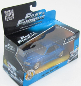 Jada Nissan Brian's Skyline Gt-r (r34) 2007 - Paul Walker - Fast & Furious 7 1:32 Blue Met