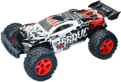 RC auto Pioneer Brave, bíločervená