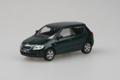 Abrex Škoda Fabia II (2006) 1:43 - Zelená Amazonian Metalíza