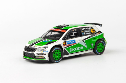 Abrex Škoda Fabia III R5 (2015) 1:43 - Neste Oil Rallye Finland 2015 #40 Tidemand - Andersson