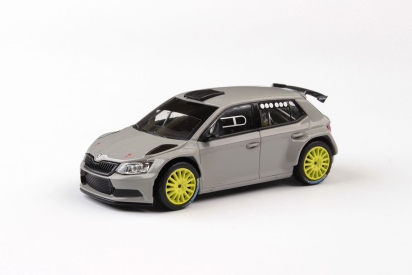 Abrex Škoda Fabia III R5 (2015) 1:43 - Šedá Steel Uni