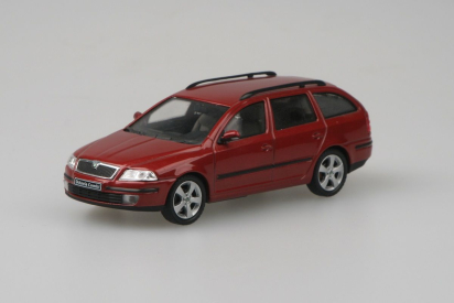 Abrex Škoda Octavia II Combi (2004) 1:43 - Červená Flamenco Metalíza