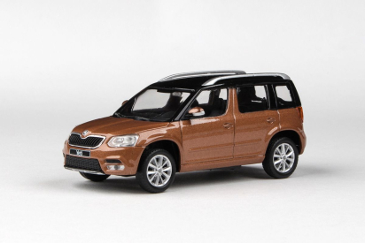 Abrex Škoda Yeti FL (2013) 1:43 - Oranžová Terracotta Metalíza