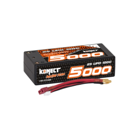 KONECT LiPo 5000mah 7.4V 100C 2S2P SHORTY 37,0Wh
