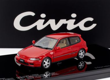 Lcd-model Honda Civic Sir Ii Eg6 Vtec 1993 1:43 Red