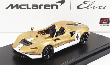 Lcd-model Mclaren Elva 2020 1:64 Šampaňské Bílé