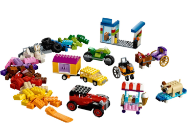 LEGO Classic - Kostky na kolečkách