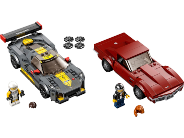LEGO Speed Champions - Chevrolet Corvette C8.R a 1968 Chevrolet Corvette