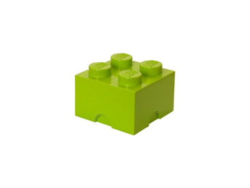 LEGO úložný box 250x250x180mm - světle zelený