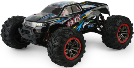 RC monster truck 9125, modrá + náhradní baterie