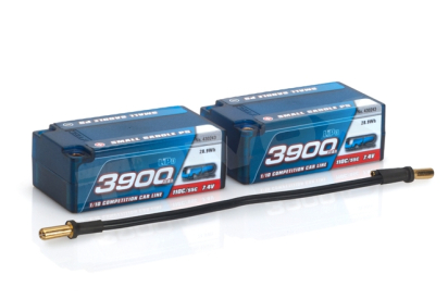 LRP 3900 - SMALL SADDLE P5 - 110C/55C - 7.4V LiPo 1/10 Competition Car Line Hardcase