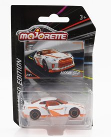 Majorette Nissan Skyline Gt-r (r35) Coupe 2009 1:64 Bílá Oranžová