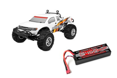 MAMMOTH SP - 1/10 Monster Truck 2WD - RTR - stejnosměrný motor + 50C 5400mAh Lipo + nabíječ