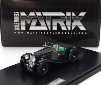 Matrix scale models Aston martin 15/98 2-4 Seater Roadster Open 1938 1:43 Black