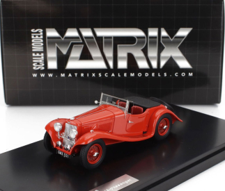 Matrix scale models Aston martin 15/98 2-4 Seater Roadster Open 1938 1:43 Red