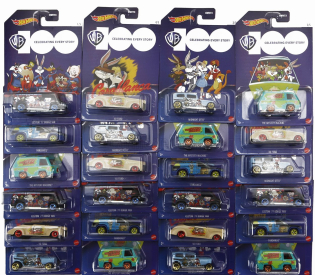 Mattel hot wheels Dodge Set Assortment 24 Pieces Looney Tunes 1:64 Různé