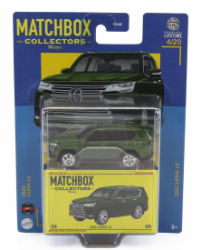 Mattel hot wheels Lexus Lx 2022 1:64 Tmavě Zelená