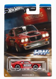 Mattel hot wheels Mazda Rx-3 Custom 1978 1:64 Red