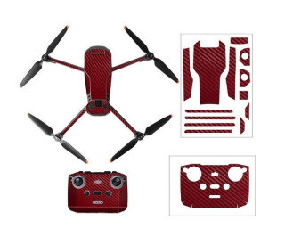 MAVIC 3 - PVC samolepka červený karbon
