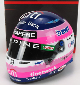 Mini helmet Bell helma F1 A522 Team Alpine Bwt N 14 Season 2022 1:2