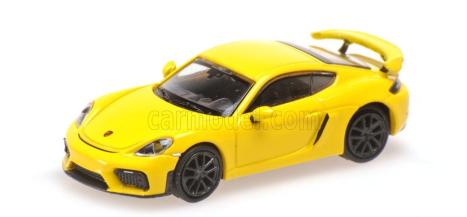 Minichamps Porsche 718 Cayman Gt4 (981) 2019 1:87 Žlutá