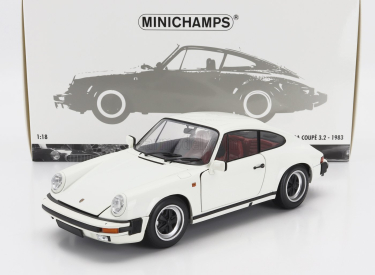 Minichamps Porsche 911 3.2 Carrera Coupe 1983 1:18 Bílá