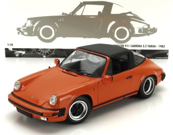 Minichamps Porsche 911 3.2 Carrera Targa Spider 1983 1:18 Orange