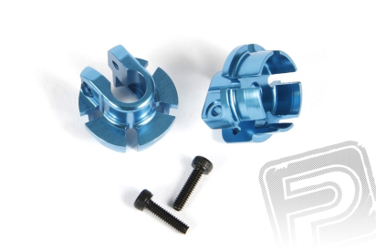 Modré hliníkové talířky tlumičů 12mm (2 ks.)