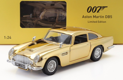 Motor-max Aston martin Db5 1965 - 007 James Bond - Goldfinger 1964 1:24 Gold