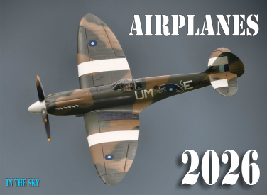 Nástěnný kalendář Airplanes 2026