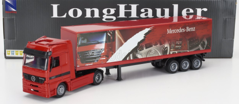 Newray Mercedes benz Actros 1857 Truck Cassonato Mercedes Benz 1998 1:43 Red