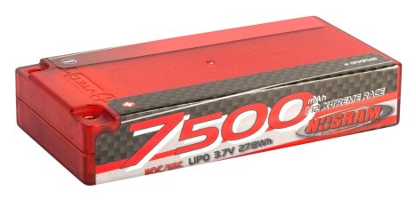 NOSRAM 7500 - 1/12 1S - 110C/55C - 3.7V LiPo - 1/12 Competition Car Line Hardcase