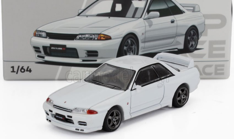 Pop-race-limited Nissan Skyline Gt-r (r32) Coupe 1989 1:64 Bílá